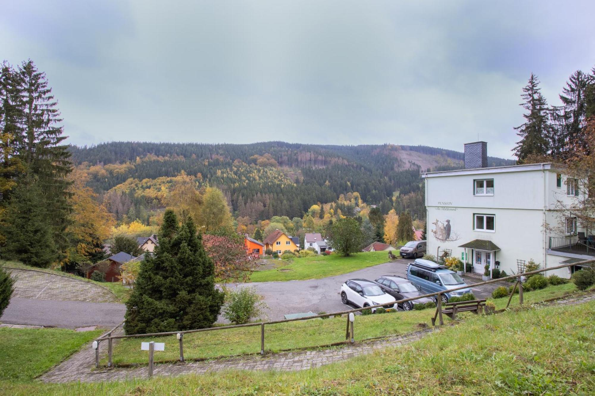 Pension Am Waldesrand Ilmenau Exterior foto